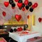 Red and Black Latex Balloons, 50Pcs 12inch Black Red White Party Balloons for Birthday,Wedding,Baby Shower,Casino Party, Race Car Party,Valentine's Day